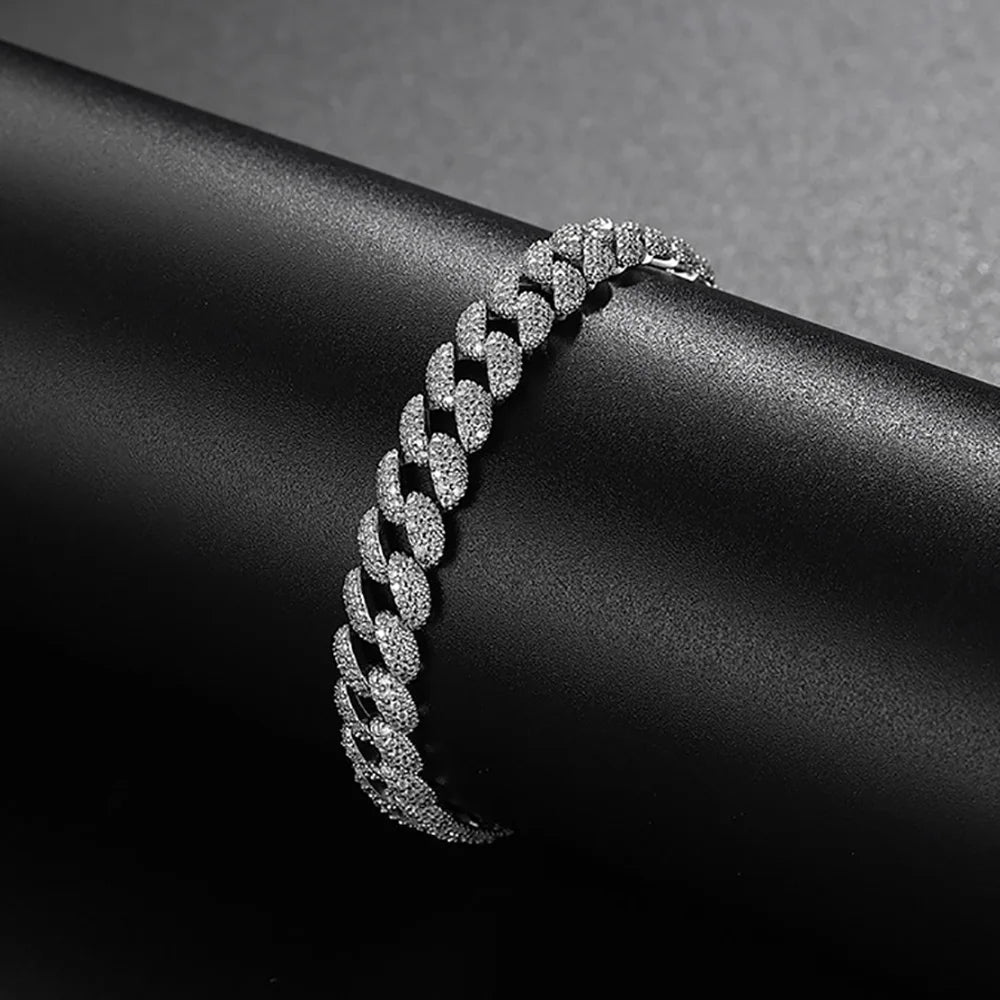 Bracelet Homme en Diamant/Argent