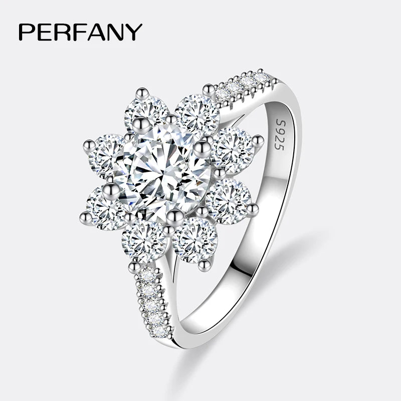 Bague en diamant en Forme de Soleil