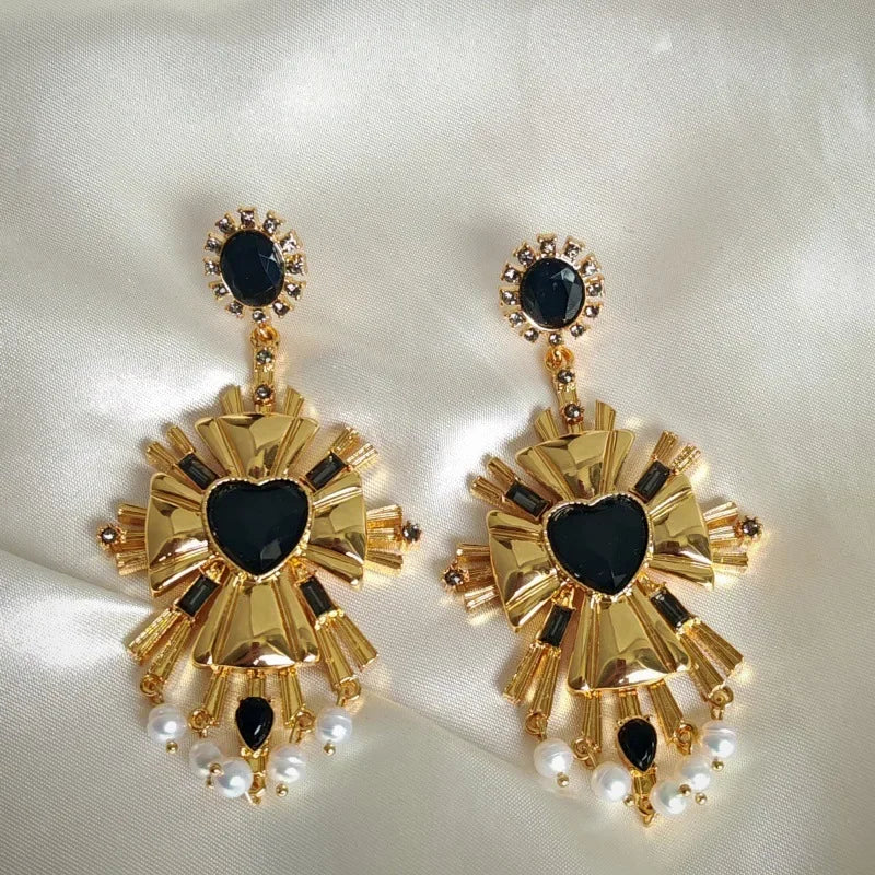 Boucles d’Oreilles Cœur en Or