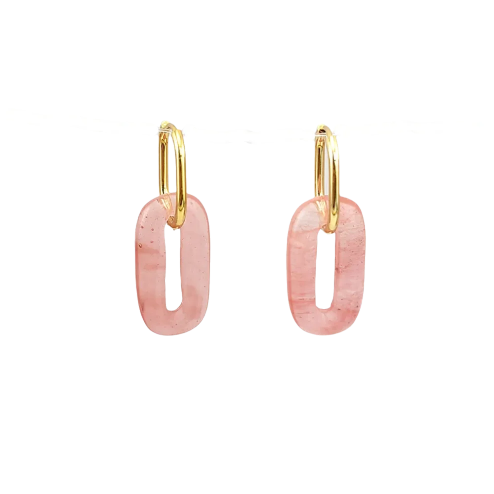 Boucles d'oreilles en pierre naturel