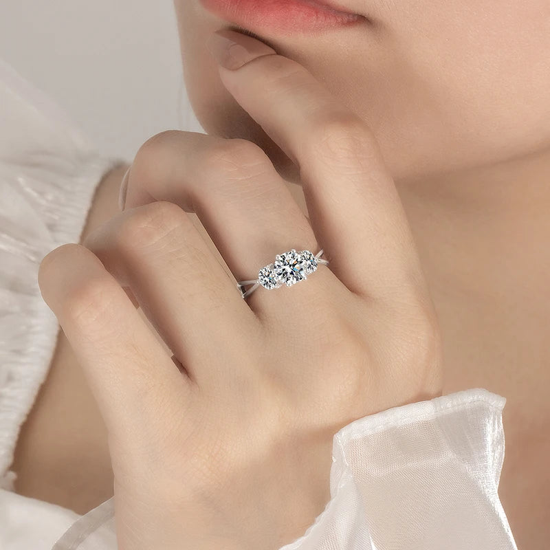 Bague en Diamant en forme de Fleur
