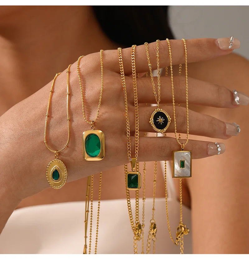 collier Femme Pendentif en Or