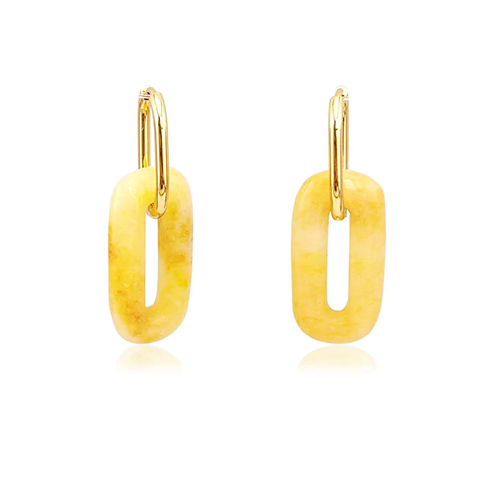 Boucles d'oreilles en pierre naturel